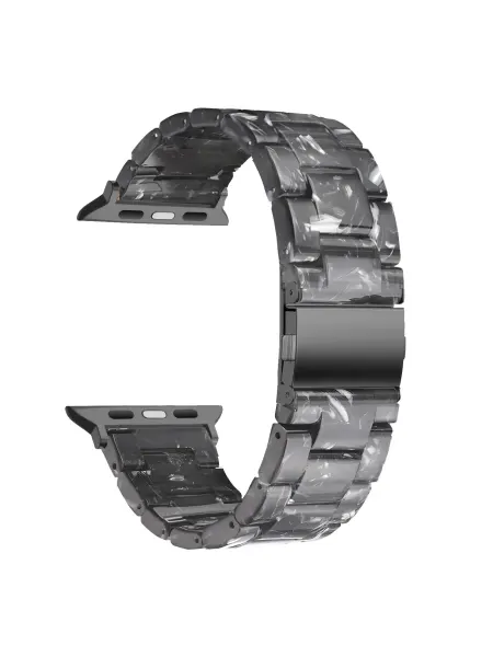 CAWEON Ремешок для Apple Watch 44 45 46 49мм из смолы DSL-07-42-BKF