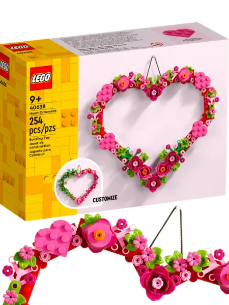 LEGO Конструктор Creator 40638 Украшение в виде сердца