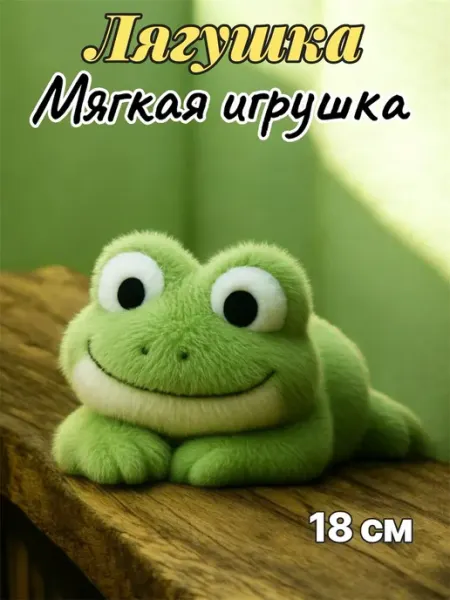 Мягкая игрушка Лягушка 18см