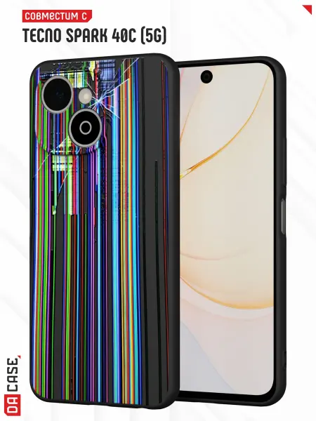 DACase Чехол на Tecno Spark 40C 5G с принтом y2k