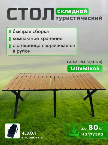 ProUsadba Стол туристический складной для пикника в чехле