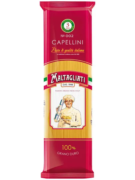 Макаронные изделия Maltagliati Капеллини № 002 спагетти