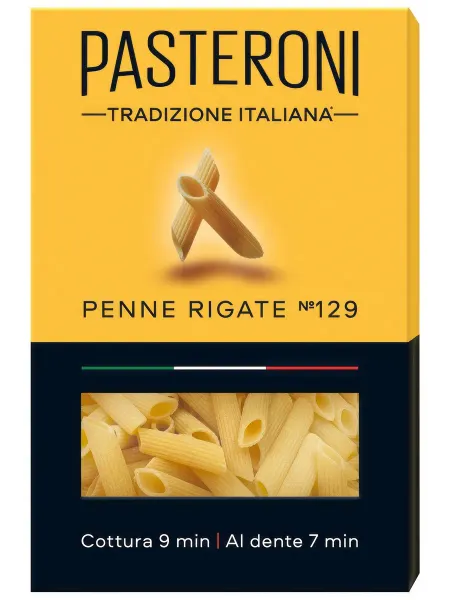 PASTERONI Макароны Penne Rigate №129, 400г
