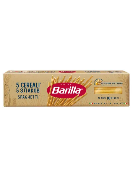 Макаронные изделия Barilla Спагетти 5 Злаков, 450