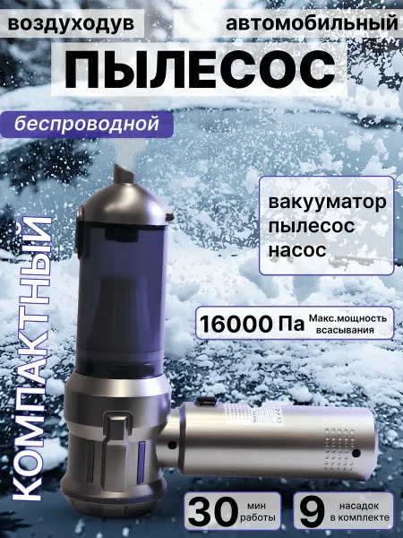 Classica Umbrella Пылесос для дома и автомобиля воздуходувка аккумуляторная