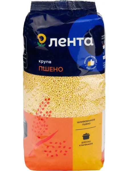 Пшено ЛЕНТА, 1кг