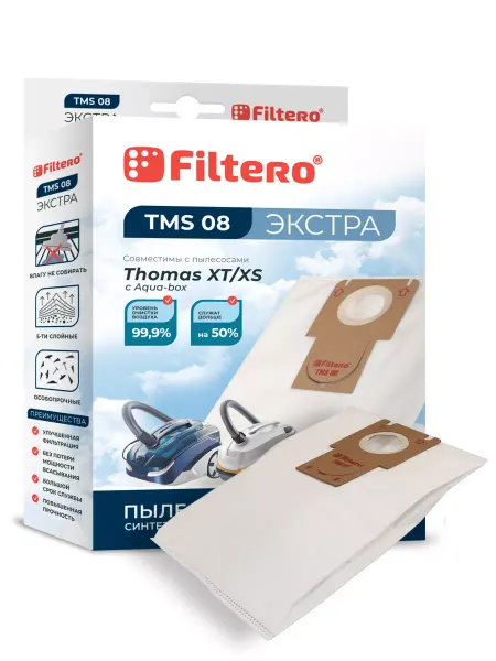 Filtero Мешки для пылесосов THOMAS TMS 08 ЭКСТРА, 3 шт
