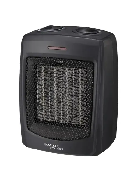 Scarlett тепловентиляторsc-fh1.511mc, 1500 вт, 3 режима работы, черны