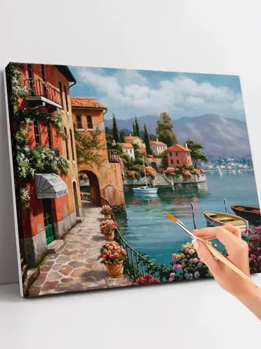 Картина по номерам 40x50 "Южная бухта"