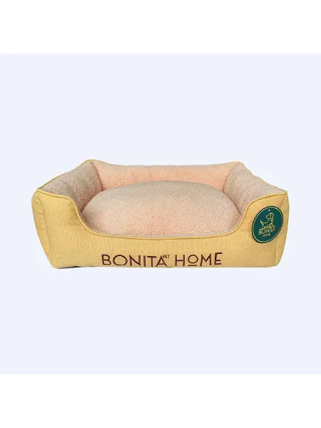 BONITAPET Лежанка Альта для животных, желтая, 60х52х18 см
