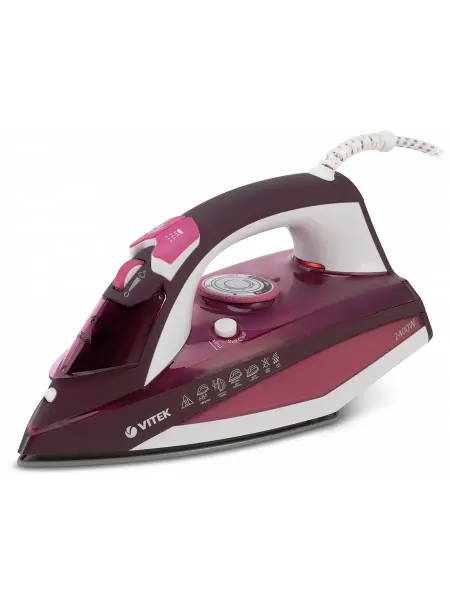 VITEK Утюг для одежды VT-1215 (PK) розовый