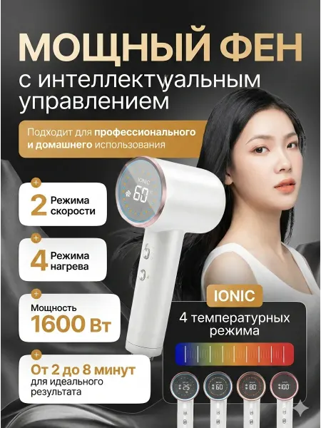 Фен для волос с ионизацией Германия