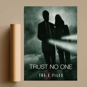 Постер Секретные материалы 40x50 см без рамы/ The X files/ I want to believe постер в подарок, для интерьера