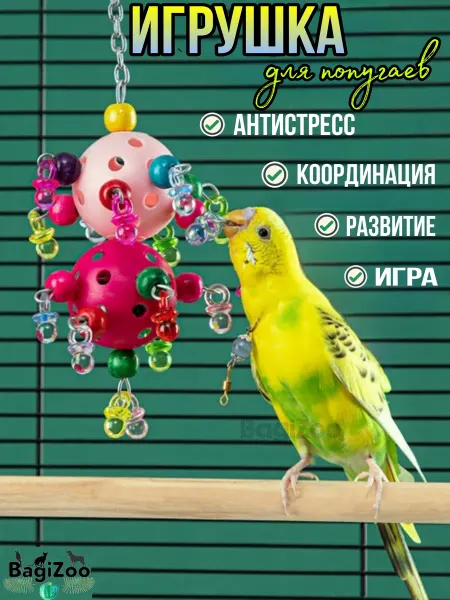 BagiZoo Игрушка для попугая