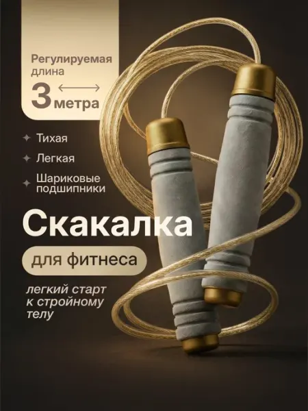 PENKA Скакалка спортивная скоростная