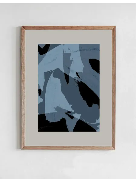 Onllyart Постер Абстрактные мазки кистью 60Y 40x60