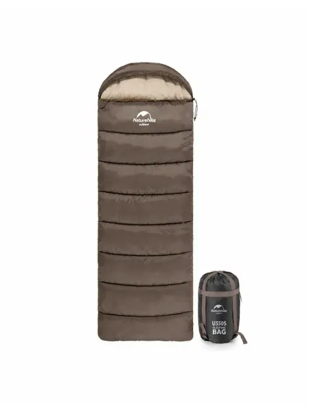 Naturehike Спальник туристический U250S.R Коричневый