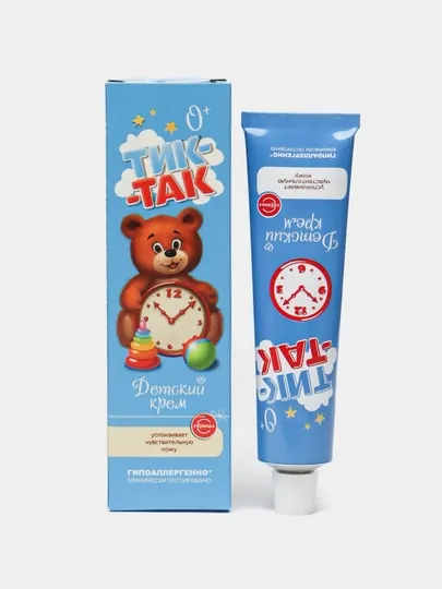Детский крем "Тик-Так" от раздражения и покраснения кожи, 41 г