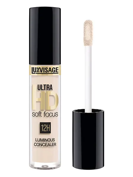 Консилер для лица светоотражающий LUXVISAGE ULTRA HD soft focus 12H тон 10 Fair