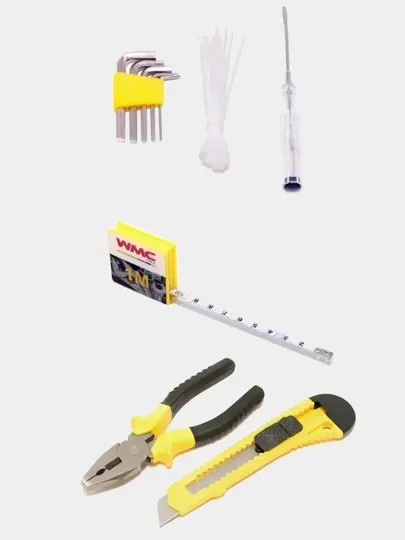 WMC TOOLS Набор инструментов, 41 предмет, WMC-1041 (50244) для дома и ремонта, компактный