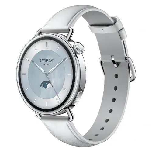 Смарт-часы Xiaomi Watch S4 41мм Leather Strap белый