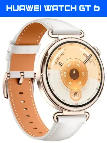 Умные часы Huawei Watch GT 6 41mm, White Leather