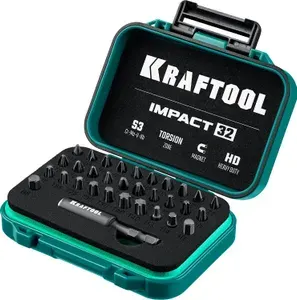 Kraftool IMPACT-32 32 шт, Набор ударных бит (26066-H32)