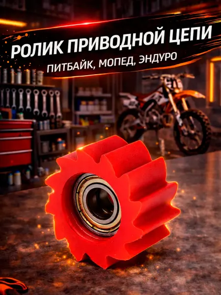 Нет бренда Ролик натяжителя приводной цепи D8 мм запчасть