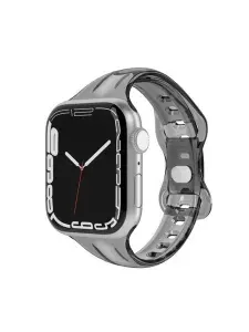 Ремешок для Apple Watch 42/44/45/49 mm ModMac Sport TPU Clear Black