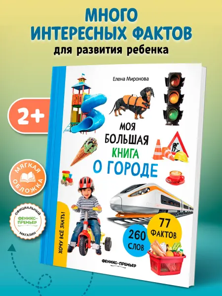 Феникс-премьер Моя большая книга о городе Мягкая обложка
