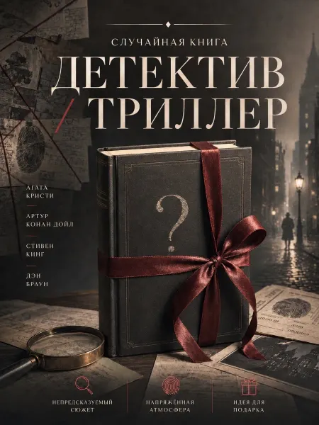 Случайная книга Детективы Триллеры