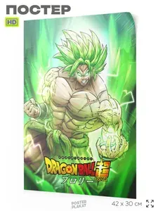Постер по аниме Dragon Ball, Жемчуг Дракона, А3 (420х297 мм), интерьерный, SilverPlane