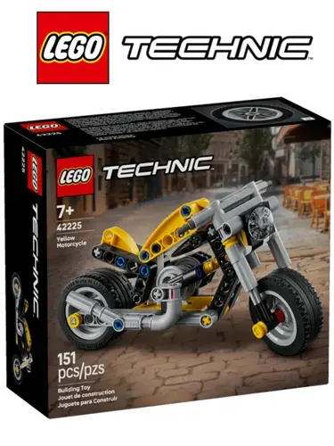 LEGO Конструктор Technic 42225 Желтый мотоцикл