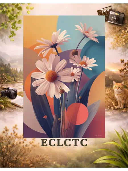 ECLTC Постер "Белый Русский", А3, глянц 42х29.7см