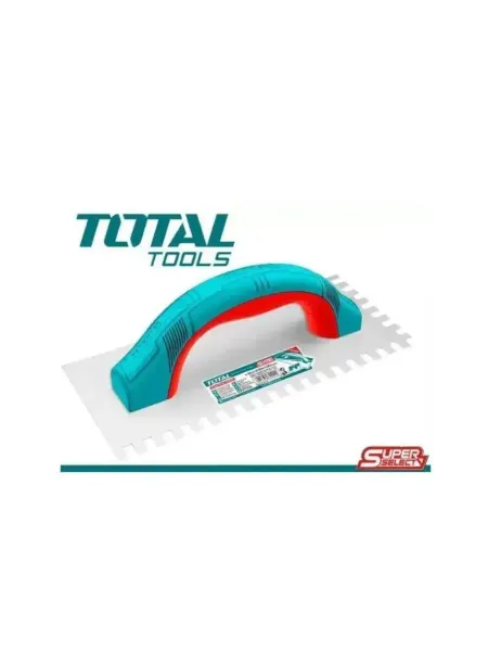 TOTAL tools Гладилка зубчатая 230x100мм зуб 10х6 мм TOTAL