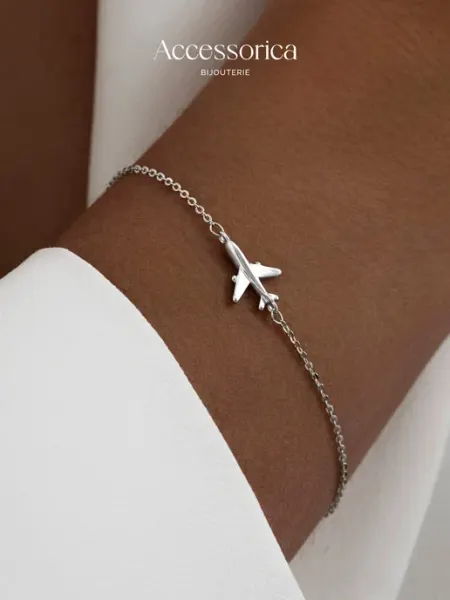 Аксессорика Браслет на руку бижутерия самолет Accessorica