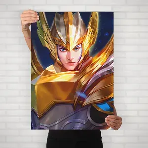 Плакат на стену для интерьера Mobile Legends Bang Bang (Зилонг 8) - Постер по игре Мобайл Легендс формата А2 (42x60 см)