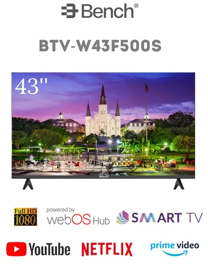Телевизор Bench DLED FH,UHD 4K 43",55",65",75",85'' F,U500S,M (Made in China)