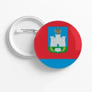 Значок Орловская область Флаг, 44мм