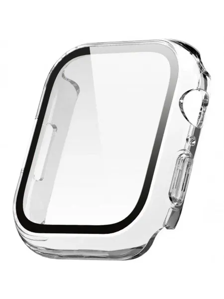 Elago Чехол на Apple Watch 44 45 mm Clear Shield case+9H glass