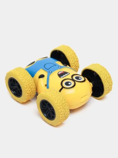 Детская машина вращающаяся инерционная Bigfoot Minions, большие колеса, 4х4