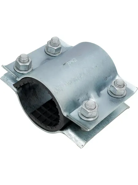 АТКА Ремонтный хомут оцинкованный, 2-составной, ду50, l=103