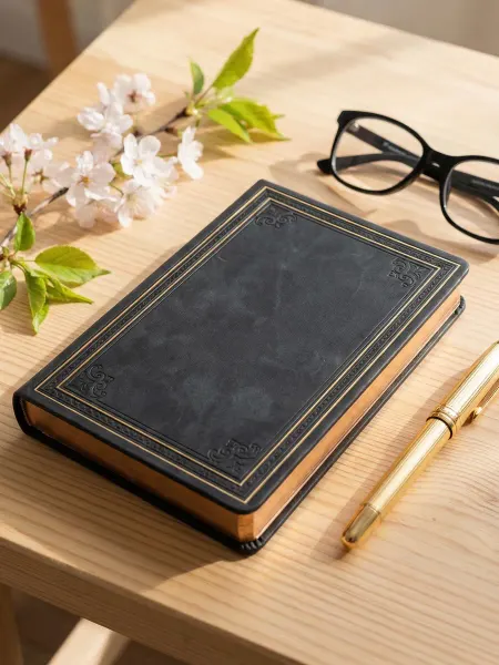 Victoria's Journals Блокнот для записей, скетчбук OLDBOOK А5, черный
