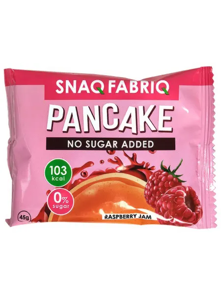 SNAQ FABRIQ Панкейк Малиновый джем без сахара, 45г