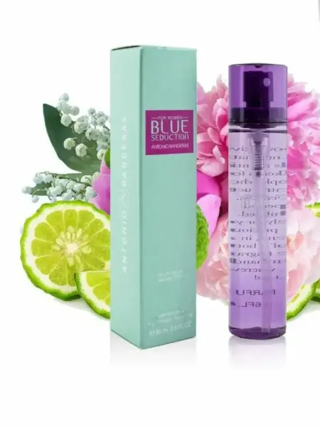 Стойкие духи 55мл тестеры парфюм Antonio Banderas Blue Seduction for Woman, 80 ml