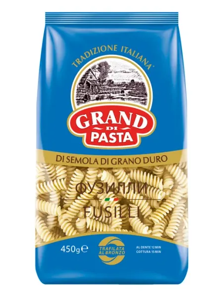 Grand di Pasta Макароны Fusilli 450 г
