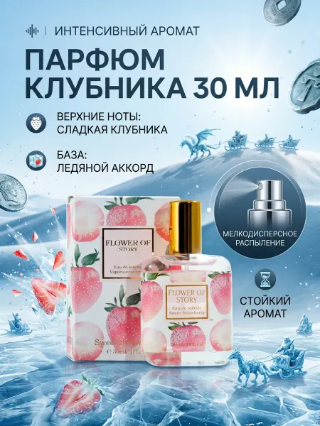 Vse_v_dom Женский парфюм клубника 30 мл