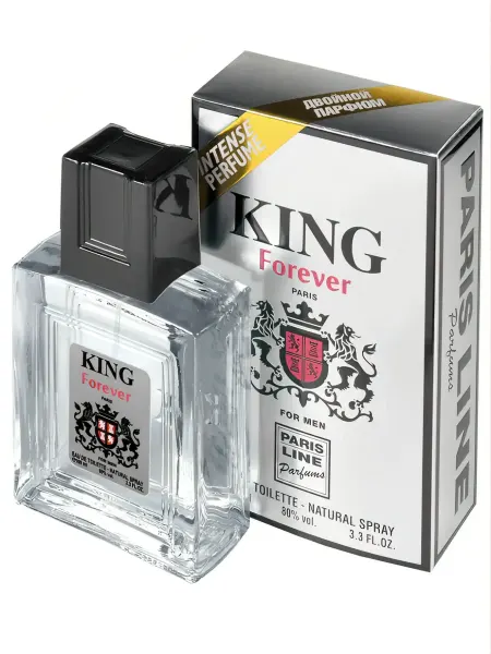 PARIS LINE PARFUMES Туалетная вода для мужчин King Forever 100 мл Кинг форевер