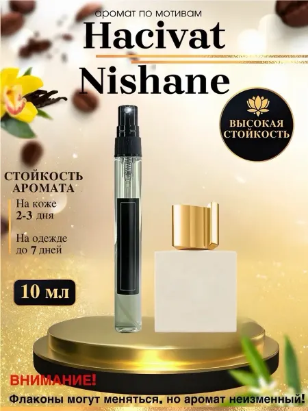 LXparfume Масляные духи мотив Hacivat Хациват Нишане унисекс