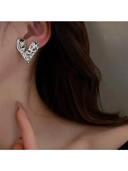 Серьги золотистые красивая бижутерия на каждый день